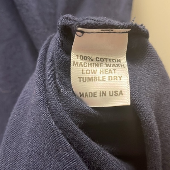 FELICITE APPAREL V Neck Cotton Dress - Navy Blue - Picture 5 of 5